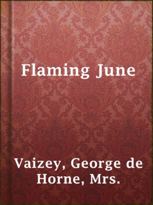 cover image of Flaming June
